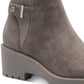 Botas femininas Giani Bernini Vaass Wedge marrom tamanho 9 M