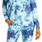ID Ideology Blusa Feminina Tie Dye Azul Tamanho Médio