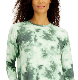 ID Ideology Blusa Feminina Tie Dye Verde Tamanho Médio