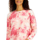 ID Ideology Blusa Feminina Tie Dye Rosa Tamanho Grande