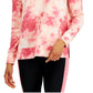 ID Ideology Blusa Feminina Tie Dye Rosa Tamanho Grande