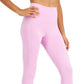 Leggings femininas ID Ideology com cintura alta e bolso lateral, roxas, tamanho grande
