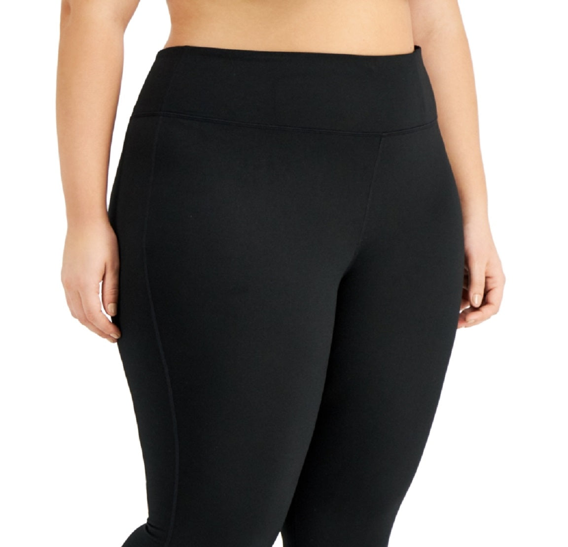 Conjunto de moletom feminino ID Ideology, leggings, preto, tamanho 1X