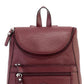 Mochila Pebble Feminina Giani Bernini Vermelha Tamanho Regular