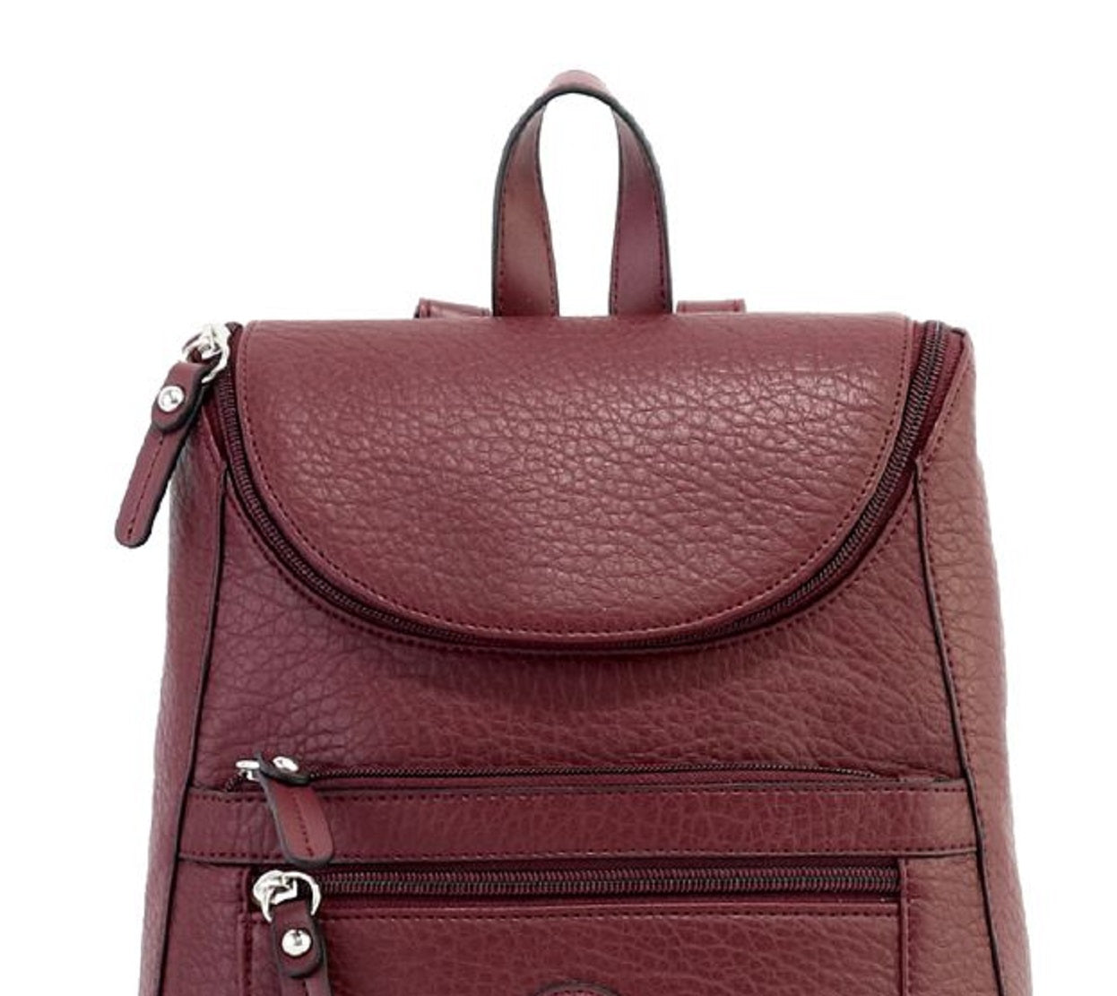 Mochila Pebble Feminina Giani Bernini Vermelha Tamanho Regular