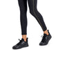 Leggings femininas ID Ideology com acabamento contrastante 7/8, pretas, tamanho grande