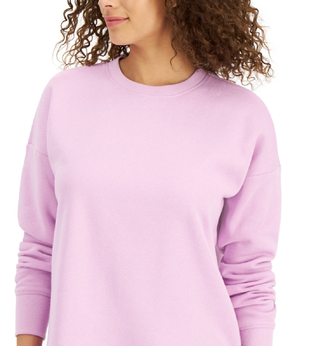ID Ideology Moletom Feminino Fleece Roxo Tamanho P