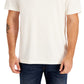 Camiseta masculina Alfani Relaxed Fit Supima Blend com decote em V, branca, tamanho pequeno