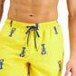 Calção de banho masculino Club Room Lobster 7 amarelo tamanho pequeno