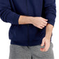 ID Ideology Moletom com capuz masculino regular fit sólido com zíper completo azul tamanho XXX-G