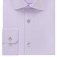 Camisa social masculina Calvin Klein Classic Fit com gola aberta e sem ferro, roxa, tamanho 15,5 x 32 x 33