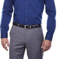 Camisa social masculina Calvin Klein Slim Fit, sem passar roupa, com gola espinha de peixe, tamanho 16,5 x 34-35