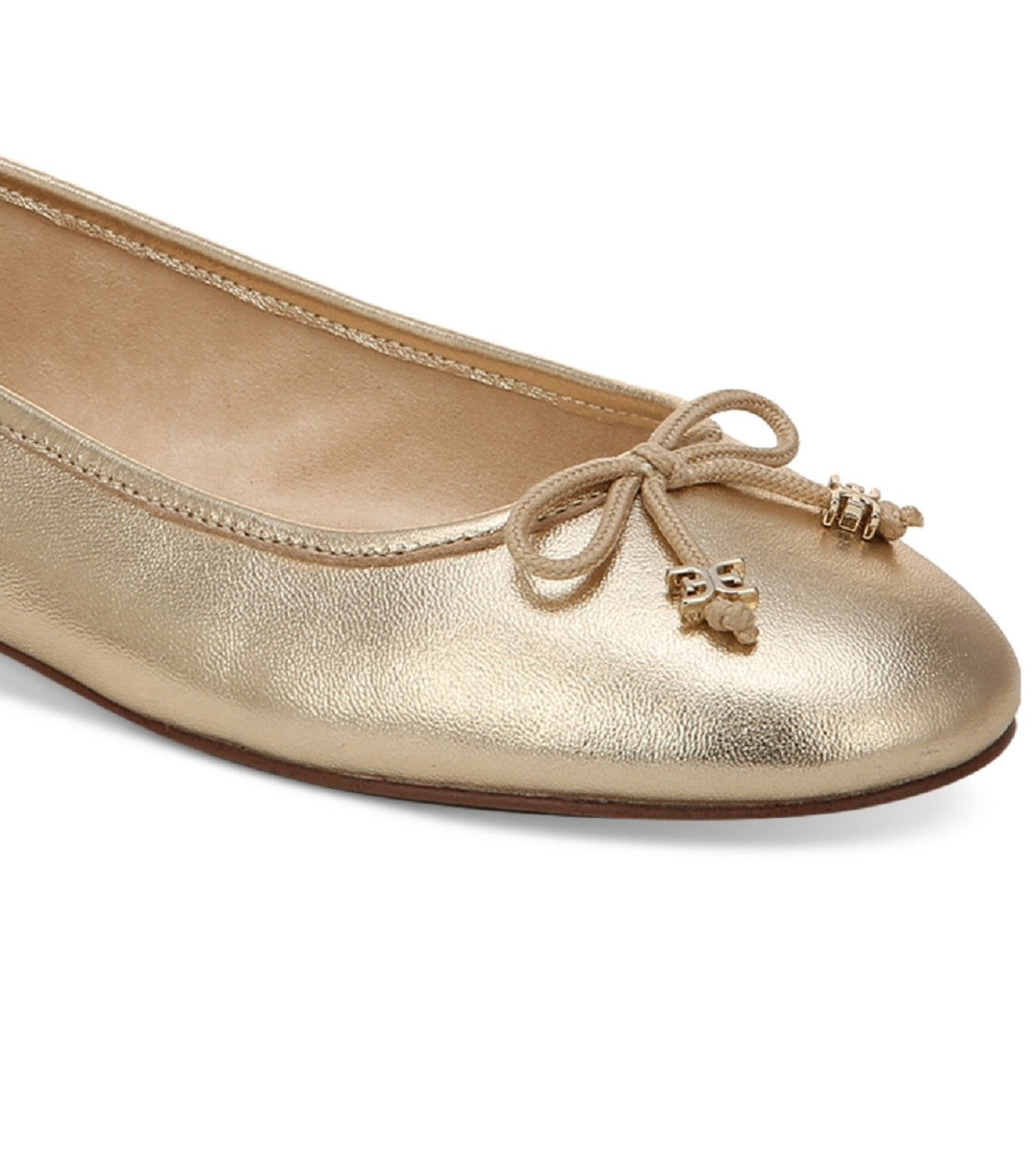 Sapatilhas femininas Sam Edelman Felicia Luxe amarelas tamanho 8,5 L
