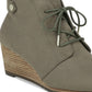 Botas femininas Dr. Scholl's Conquer, verdes, tamanho 7 M