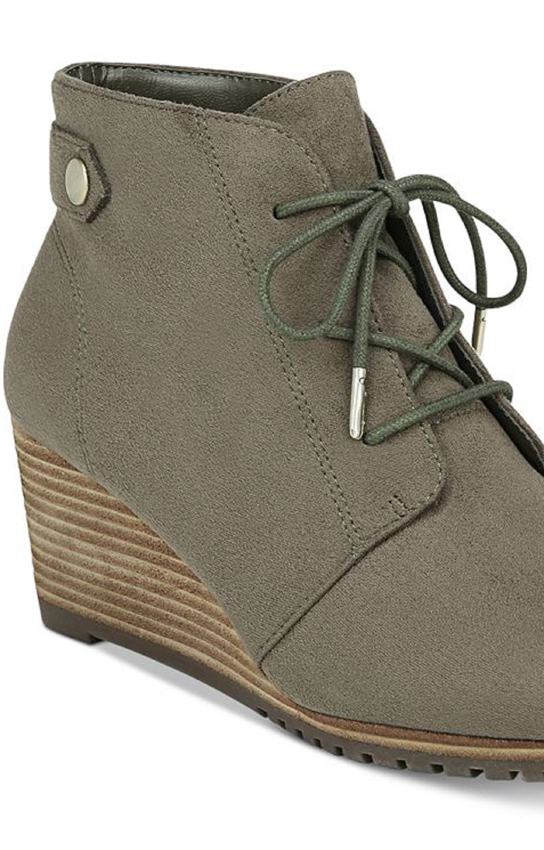 Botas femininas Dr. Scholl's Conquer com cadarço, tamanho 11 M, cinza