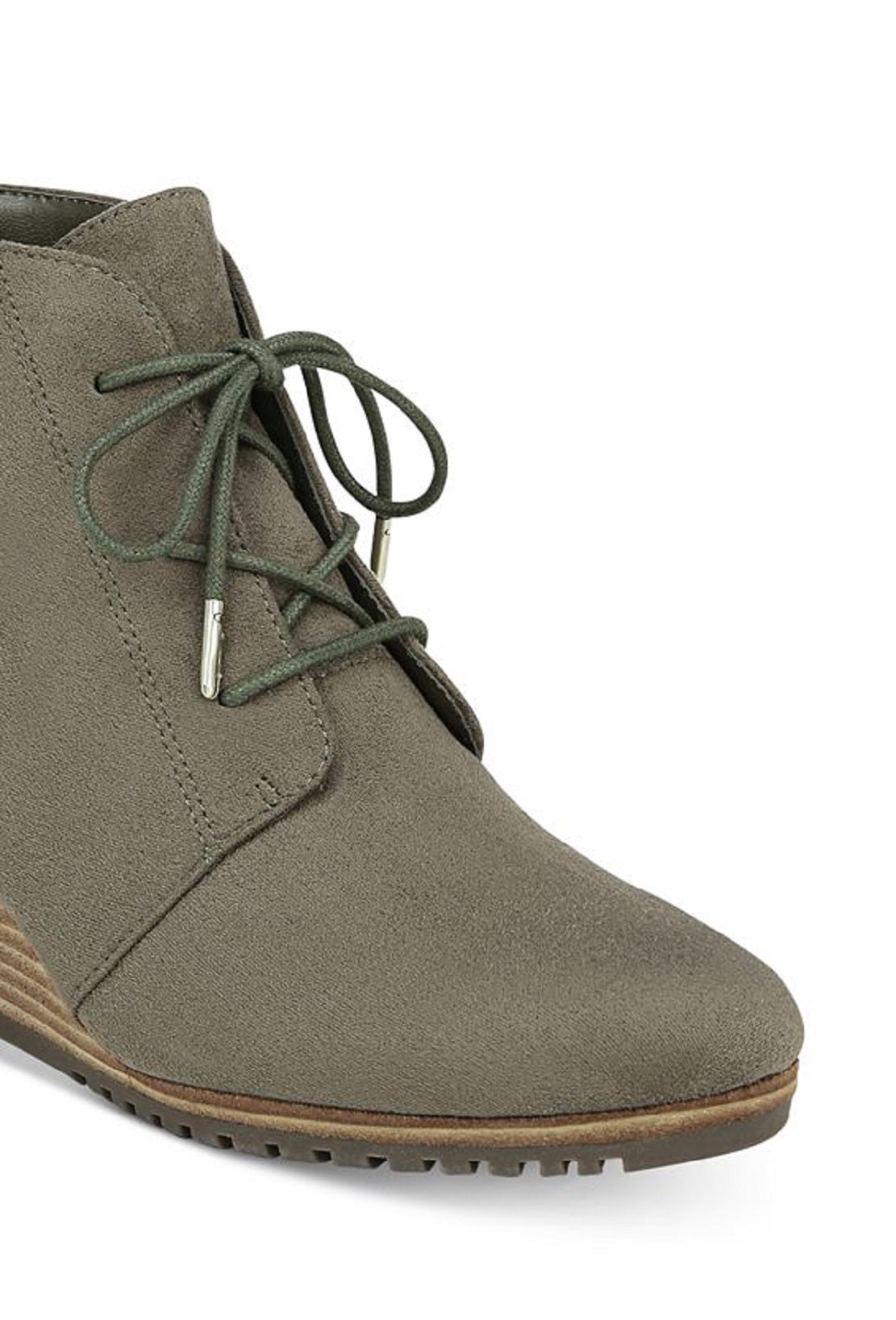 Botas femininas Dr. Scholl's Conquer com cadarço, tamanho 11 M, cinza