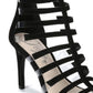 Sandália Fergie Regal Caged Feminina Preta Tamanho 7,5 M