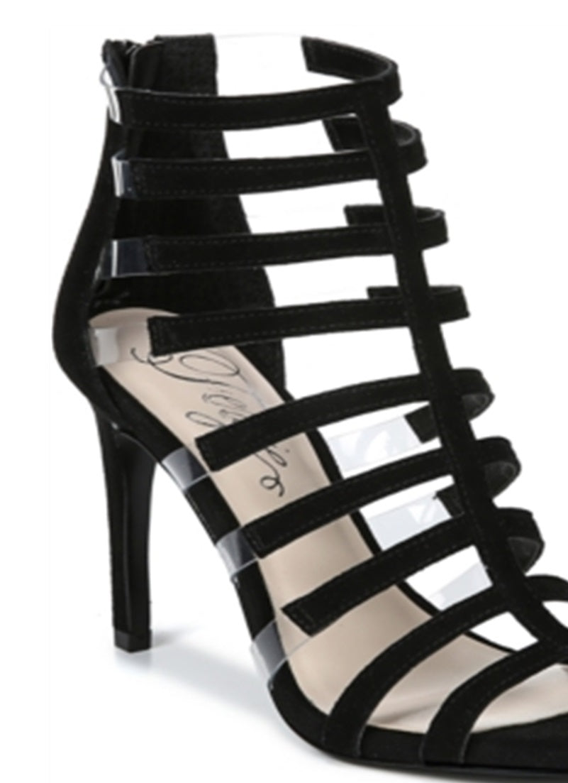 Sandália Fergie Regal Caged Feminina Preta Tamanho 7,5 M