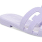 Sam Edelman Bay Jelly Slip On Flat Pool Slides Feminino Roxo Tamanho 9 M