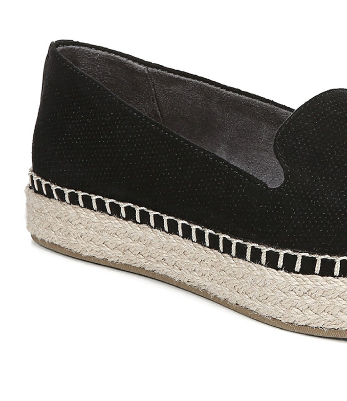 Mocassim Dr. Scholl's Find Me Espadrille Feminino Preto Tamanho 8 M