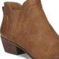 Sam Edelman Pent Bootie Feminino Marrom Tamanho 7,5 M
