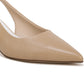 Franco Sarto Racer Slingback Bico Fino Feminino Marrom Tamanho 6,5 M