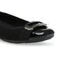Anne Klein Uplift Flat Feminino Preto Tamanho 7,5 M
