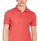 Camisa polo Calvin Klein Liquid Touch Solid Masculina Vermelha Tamanho P