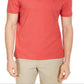 Camisa polo Calvin Klein Liquid Touch Solid Masculina Vermelha Tamanho P