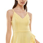 Vestido infantil sem palavras com babados, amarelo, tamanho extrapequeno