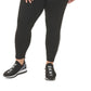 Leggings femininas DKNY de cintura alta 7/8 pretas, tamanho 3X