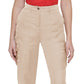 Calça cargo feminina DKNY Crop, marrom, tamanho 6