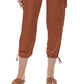 Calça cargo feminina DKNY marrom tamanho 4