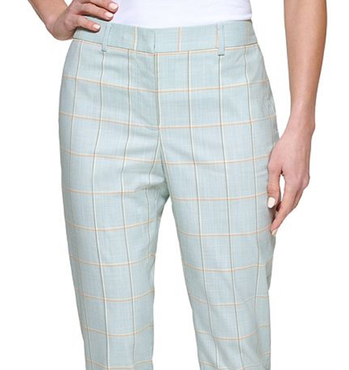 Calça DKNY Essex Ankle Feminina Verde Tamanho 6