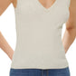 Suéter polo feminino DKNY marrom tamanho extragrande