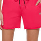 Shorts DKNY com logotipo metálico feminino rosa tamanho pequeno
