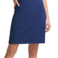 Vestido camiseta feminino DKNY com logotipo de algodão azul, tamanho extragrande
