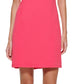 Vestido camiseta feminino DKNY com logotipo de algodão rosa