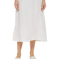 Vestido longo com decote em V e amarração frontal DKNY feminino, saída de banho, tamanho grande, branco