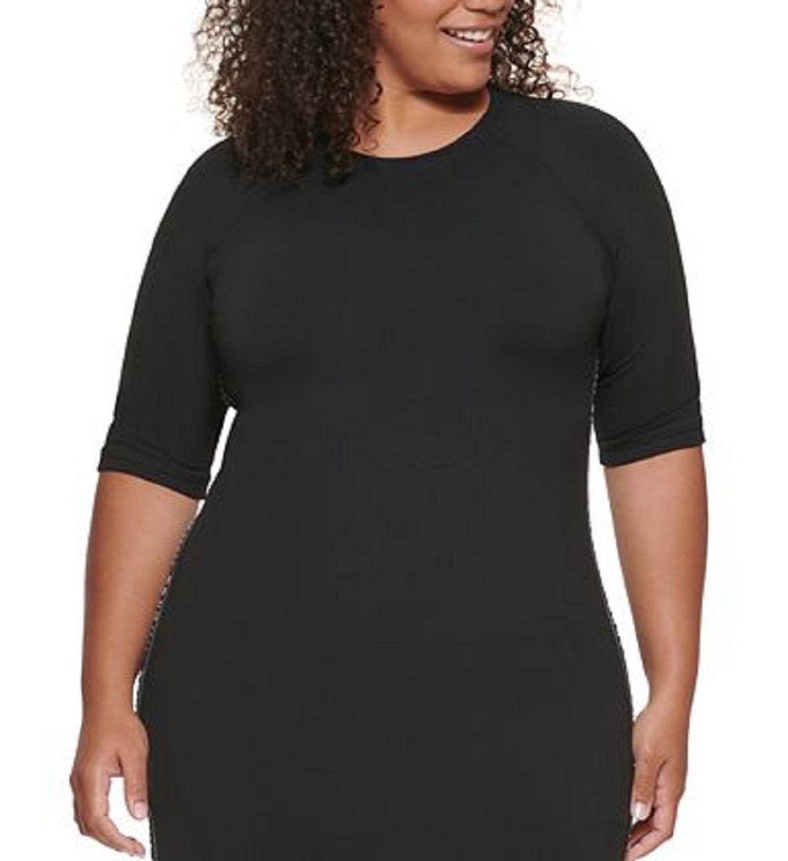 Vestido justo feminino DKNY preto tamanho 1X