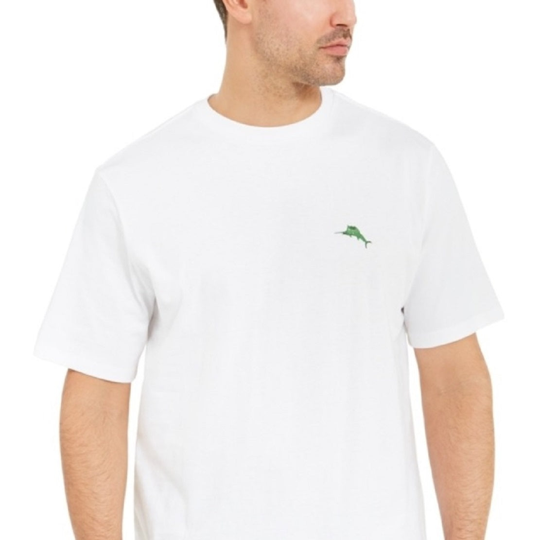 Camiseta Tommy Bahama Masculina Happy Little Palm Trees Branca Tamanho X-G