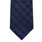 Gravata xadrez Calvin Klein masculina azul tamanho regular