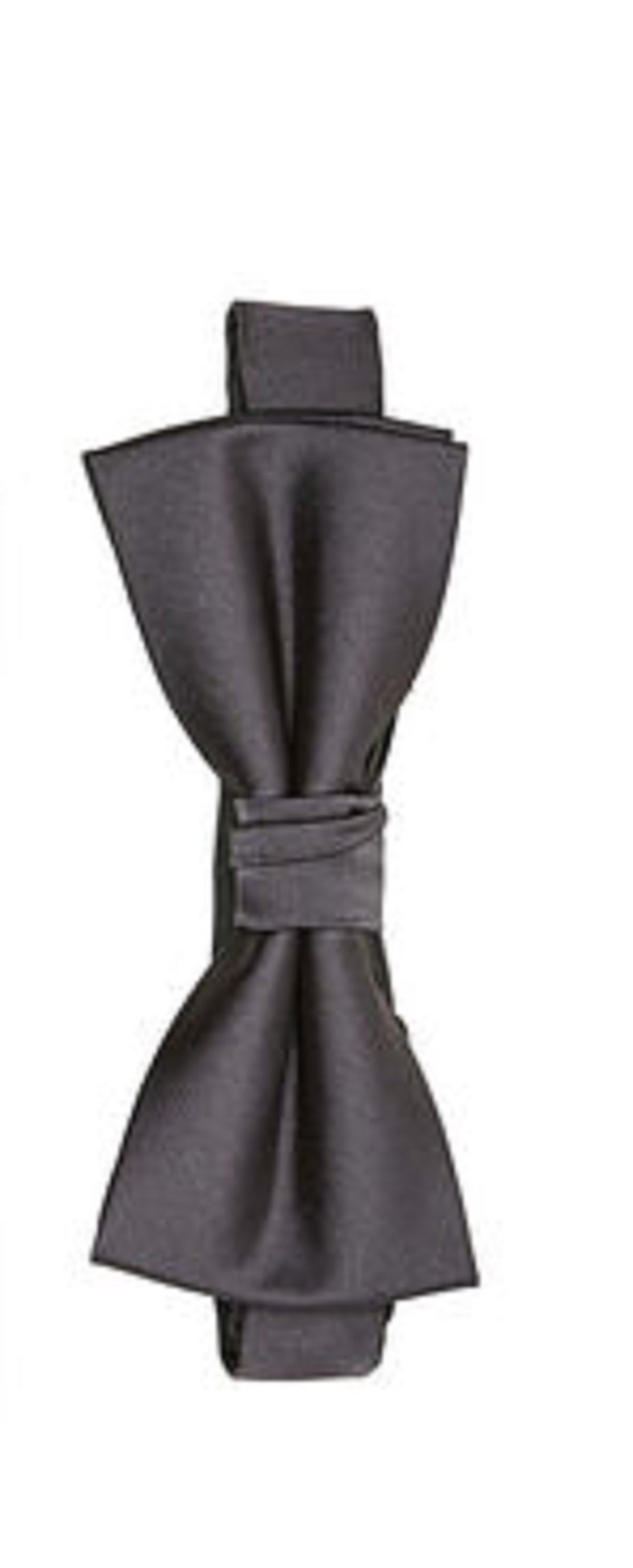 Gravata borboleta unissex Calvin Klein pré-amarrada preta tamanho regular