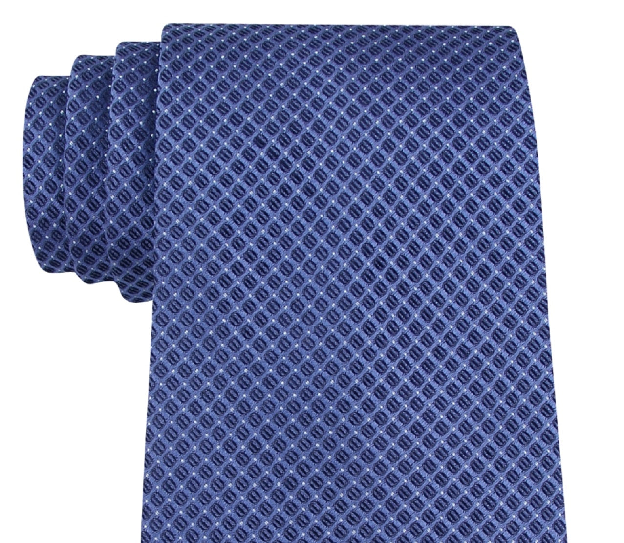 Gravata Calvin Klein Micro Solid Masculina Azul Tamanho Regular