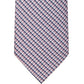 Gravata xadrez masculina Tommy Hilfiger rosa tamanho regular
