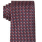 Gravata Tommy Hilfiger Masculina de Seda SignaturePrint Vermelha Tamanho Regular