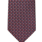 Gravata Tommy Hilfiger Masculina de Seda SignaturePrint Vermelha Tamanho Regular