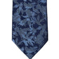 Gravata botânica clássica tonal masculina Michael Kors, azul, tamanho regular