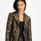 Blazer feminino metálico jacquard da INC International Concepts, preto, tamanho pequeno