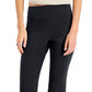 Leggings femininas estilo bootcut para ioga, pretas, tamanho pequeno e grande